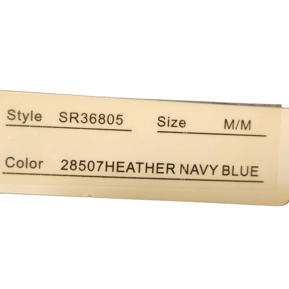 NWT Spense navy blue long-sleeve crew-neck ruffled long dress - Picture 10 of 15